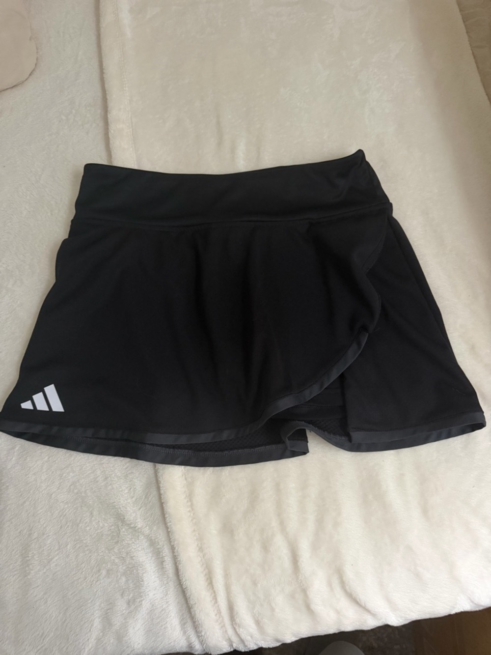 adidas Black Women's Performance Tennis Skort with Built-In Shorts